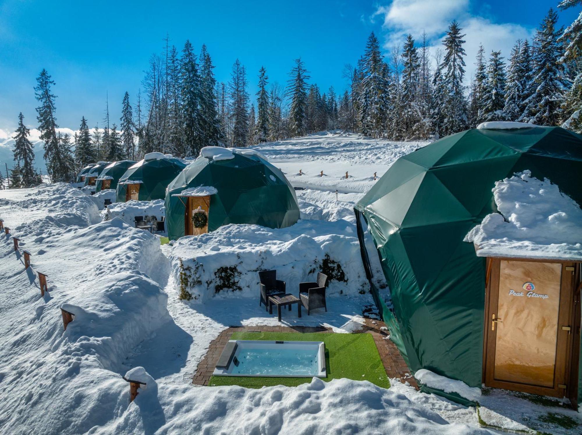 Peak Glamp & Jacuzzi 호텔 자코파네 외부 사진
